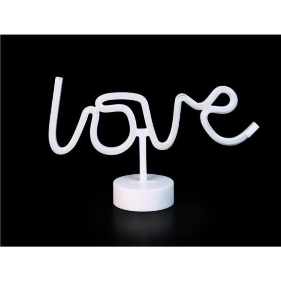 New in Box  Neon-Style Love Light Battery Operated Pink LED, with Built-in Timer - Picture 4 of 8